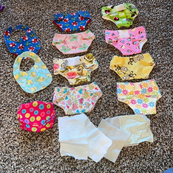 etsy Toys Handmade Diapers Bibs Wipes Set For Bitty Baby Or